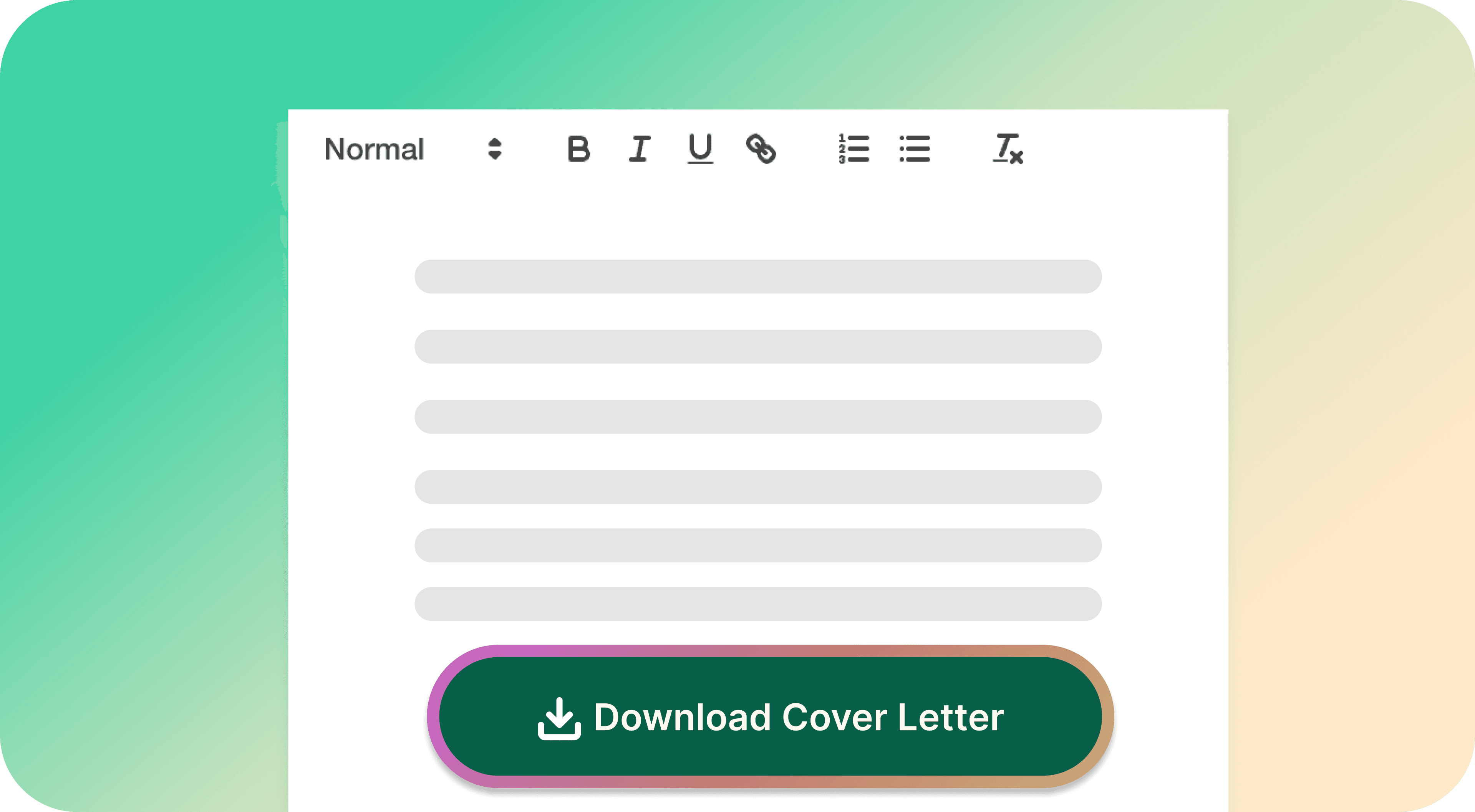 Cover Letter Generator